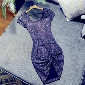 Black Multi color Sparkle Dress😍